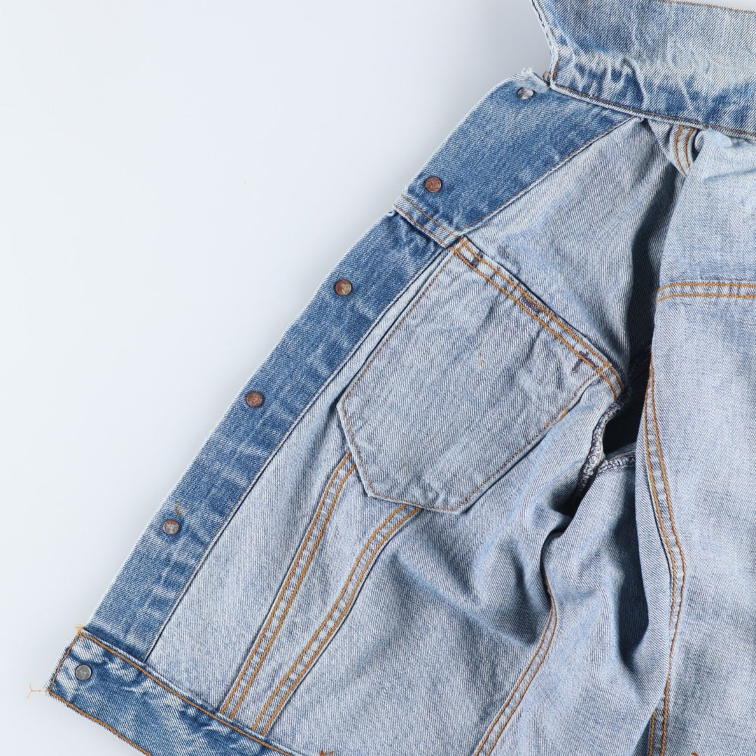 Vintage 1980'S Levi's 75506-0217 denim jacket, made in Canada, size M. cotton blue type Vintage Second Hand