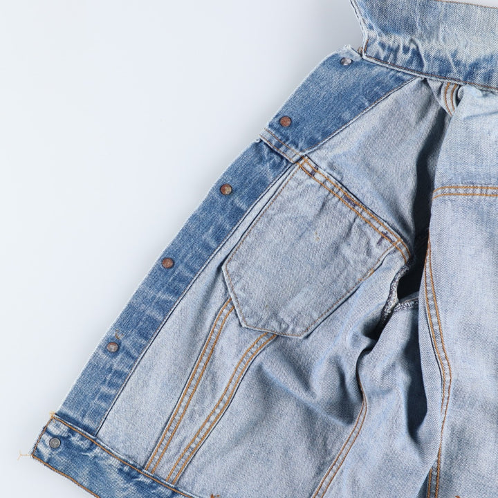 Vintage 1980'S Levi's 75506-0217 denim jacket, made in Canada, size M. cotton blue type Vintage Second Hand
