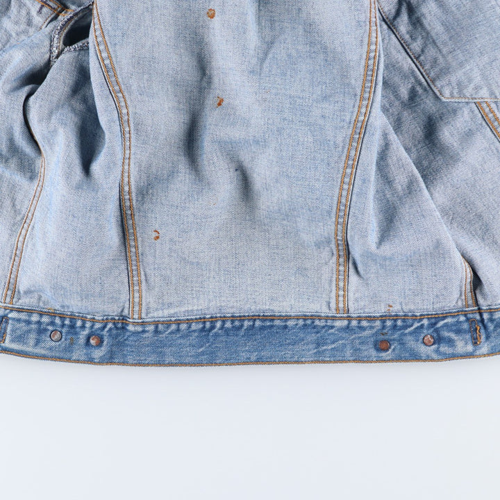 Vintage 1980'S Levi's 75506-0217 denim jacket, made in Canada, size M. cotton blue type Vintage Second Hand