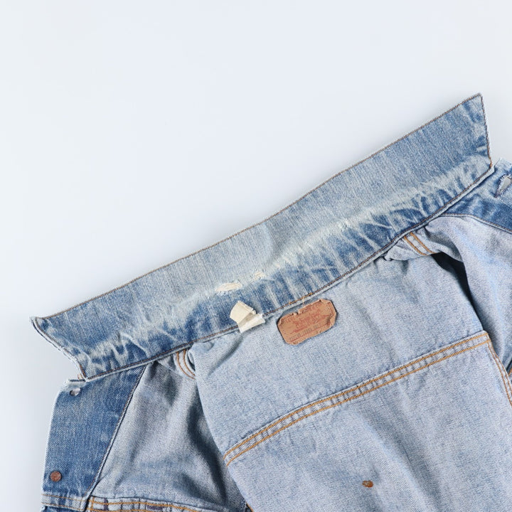 Vintage 1980'S Levi's 75506-0217 denim jacket, made in Canada, size M. cotton blue type Vintage Second Hand