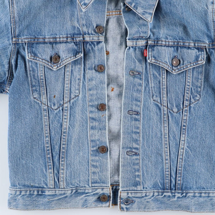 Vintage 1980'S Levi's 75506-0217 denim jacket, made in Canada, size M. cotton blue type Vintage Second Hand