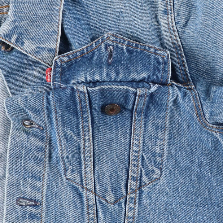 Vintage 1980'S Levi's 75506-0217 denim jacket, made in Canada, size M. cotton blue type Vintage Second Hand