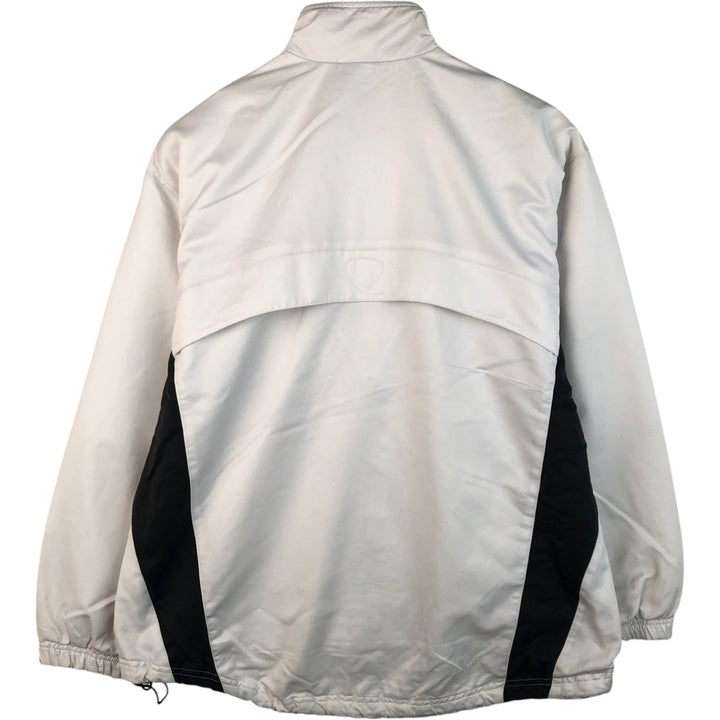 ~2000'S Nike Team Windbreaker, Men's Size Medium polyester white type Vintage Second Hand