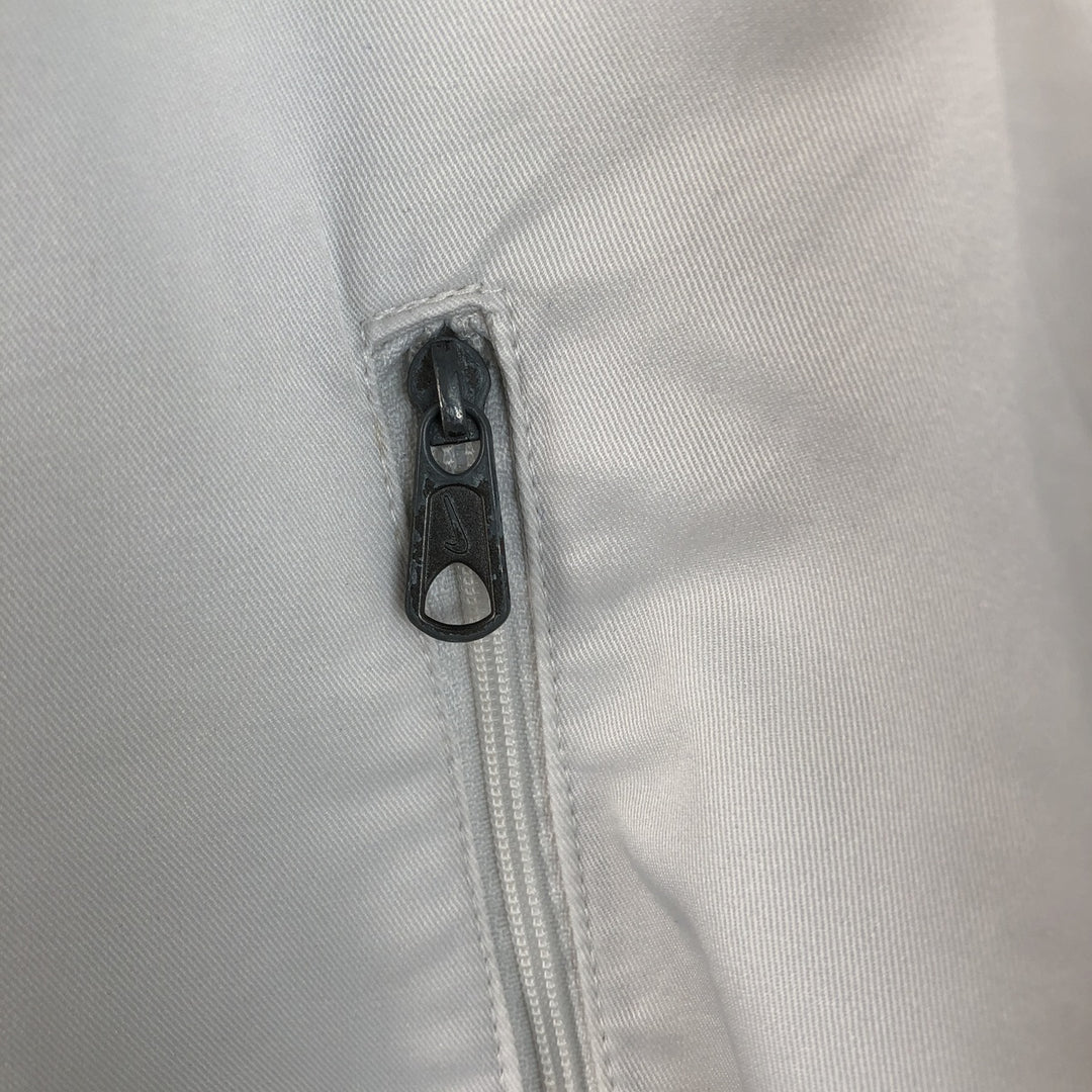 ~2000'S Nike Team Windbreaker, Men's Size Medium polyester white type Vintage Second Hand
