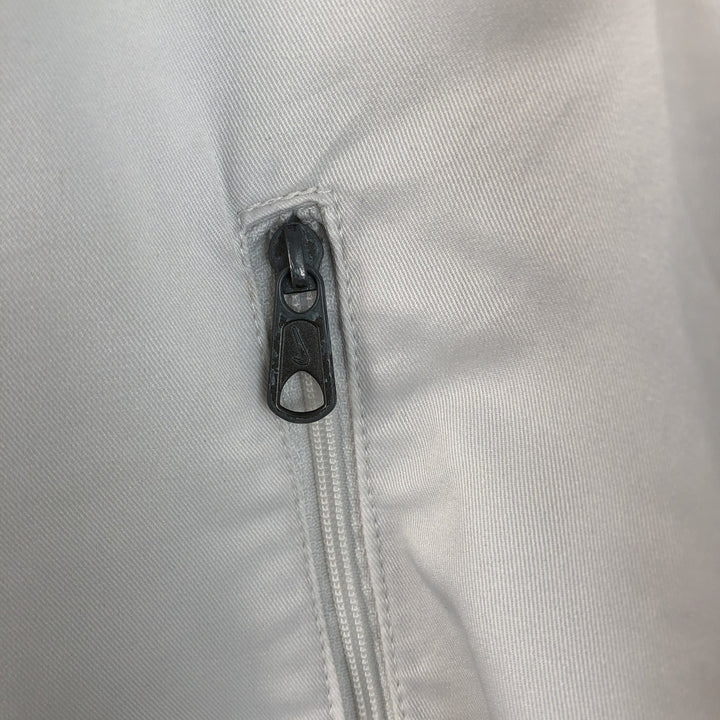 ~2000'S Nike Team Windbreaker, Men's Size Medium polyester white type Vintage Second Hand