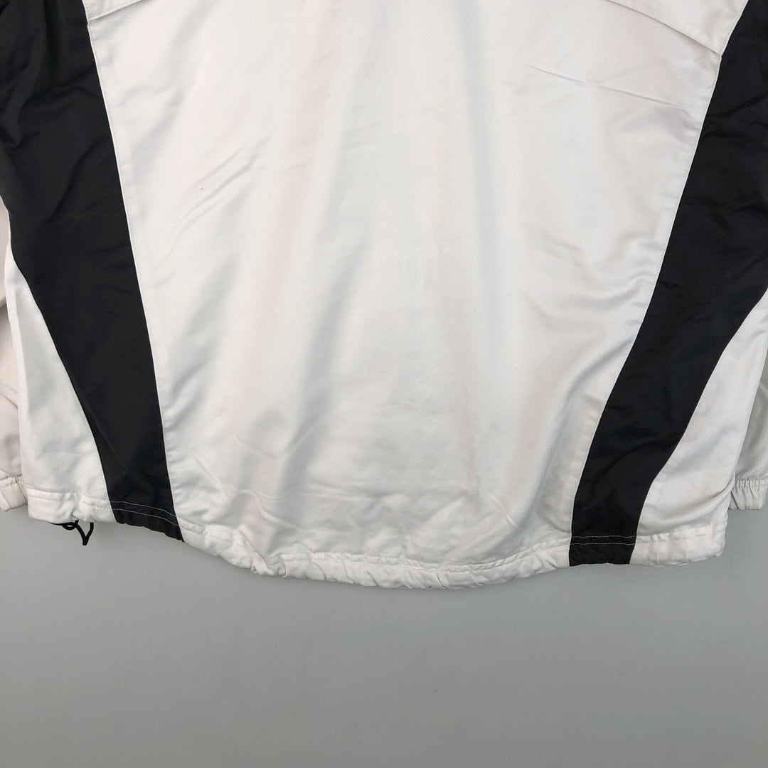 ~2000'S Nike Team Windbreaker, Men's Size Medium polyester white type Vintage Second Hand