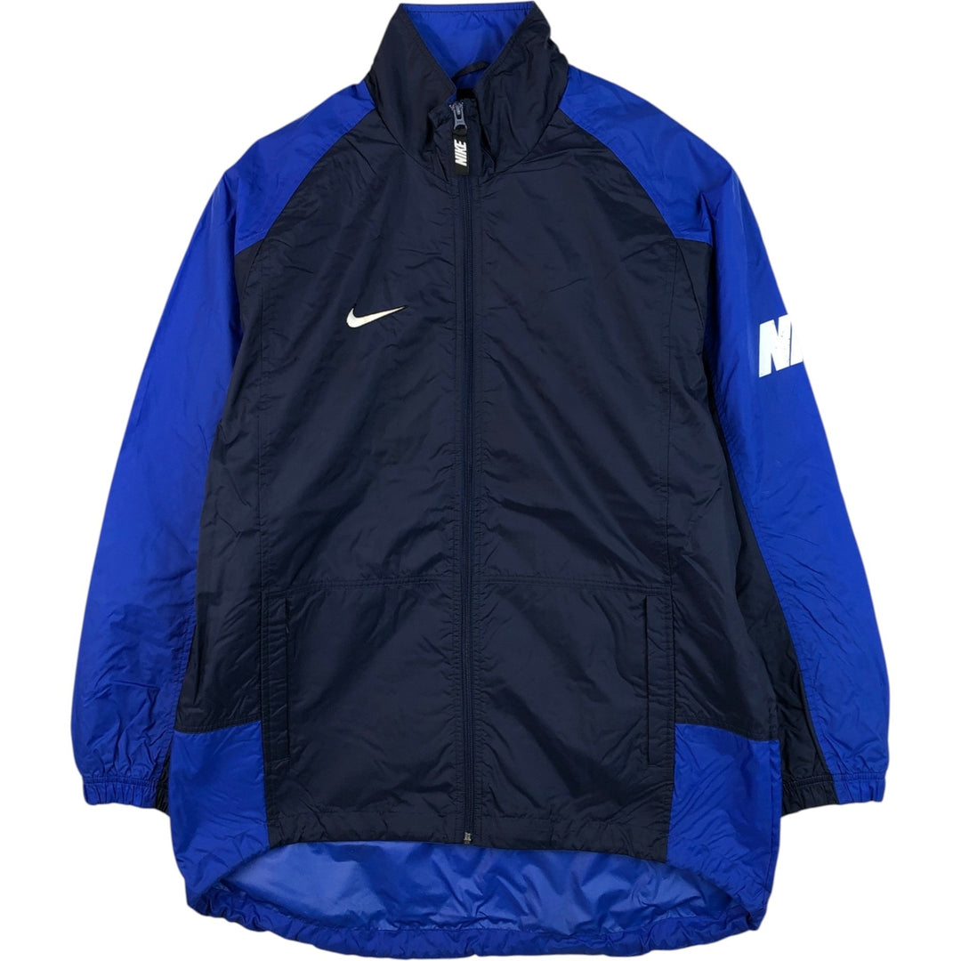 90s-00'S Nike Back Logo Nylon Jacket, Men's Size L, Vintage Nylon navy blue type Vintage Second Hand
