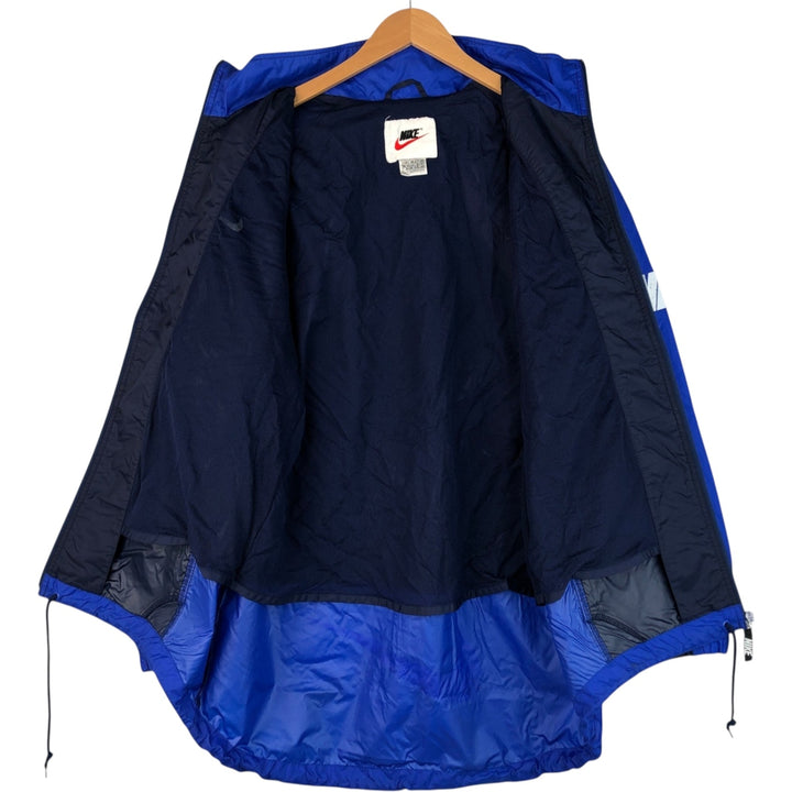 90s-00'S Nike Back Logo Nylon Jacket, Men's Size L, Vintage Nylon navy blue type Vintage Second Hand