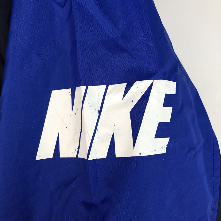 90s-00'S Nike Back Logo Nylon Jacket, Men's Size L, Vintage Nylon navy blue type Vintage Second Hand