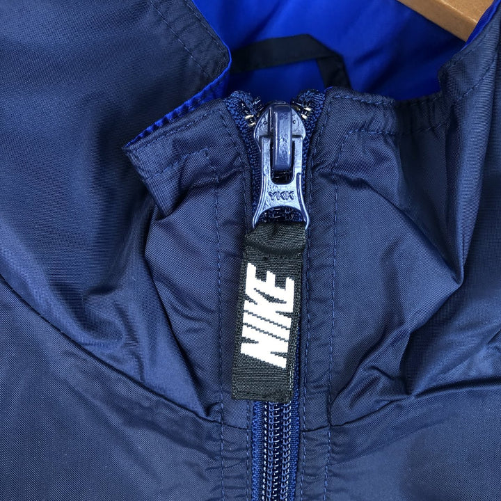 90s-00'S Nike Back Logo Nylon Jacket, Men's Size L, Vintage Nylon navy blue type Vintage Second Hand