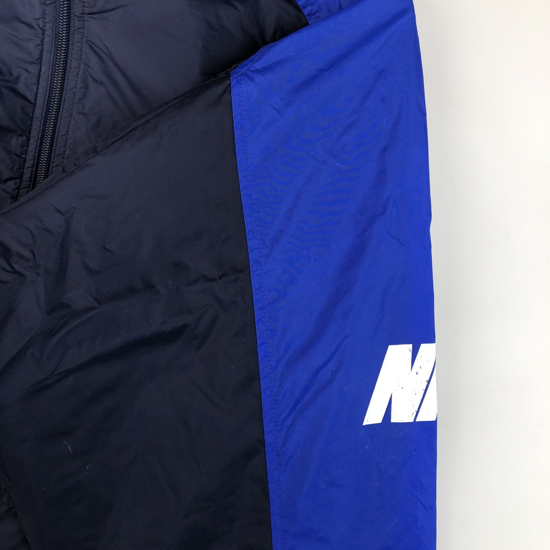 90s-00'S Nike Back Logo Nylon Jacket, Men's Size L, Vintage Nylon navy blue type Vintage Second Hand