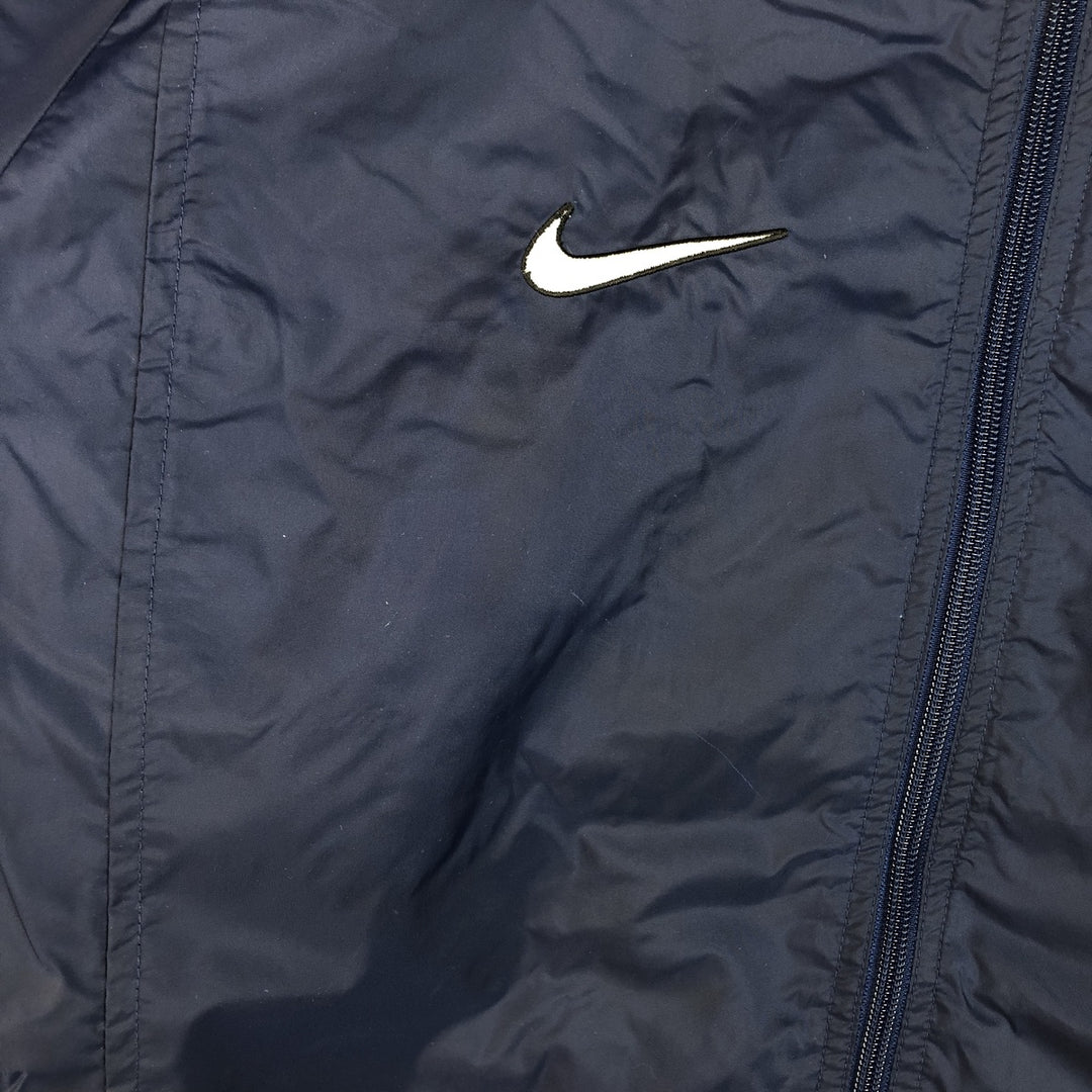 90s-00'S Nike Back Logo Nylon Jacket, Men's Size L, Vintage Nylon navy blue type Vintage Second Hand