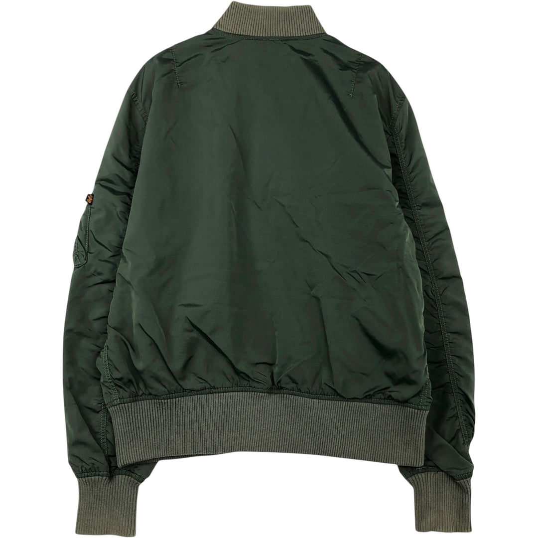 Civilian-made Alpha ALPHA military jacket, men's size XL equivalent. Nylon Khaki type Vintage Second Hand