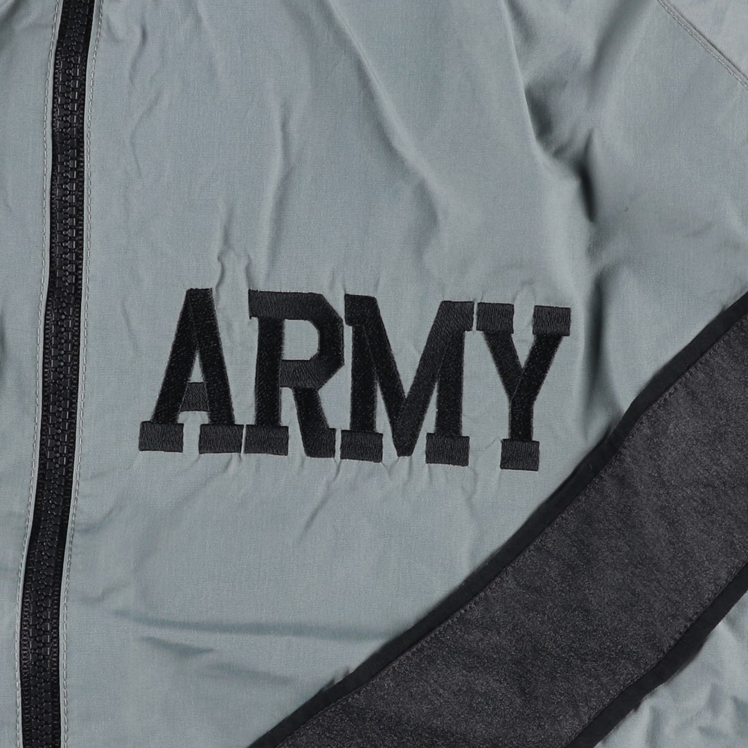2000'S US Army PFU Training Jacket, Nylon Jacket, Made in USA, Medium Nylon gray type Vintage Second Hand