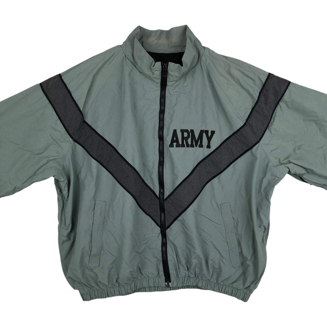 1990'S US Army IPFU Training Jacket, Nylon Jacket, Made in USA, Medium-Regular, Men's Size M Nylon gray type Vintage Second Hand