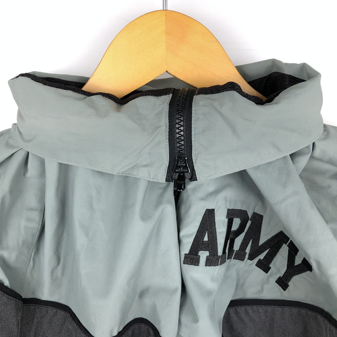 1990'S US Army IPFU Training Jacket, Nylon Jacket, Made in USA, Medium-Regular, Men's Size M Nylon gray type Vintage Second Hand