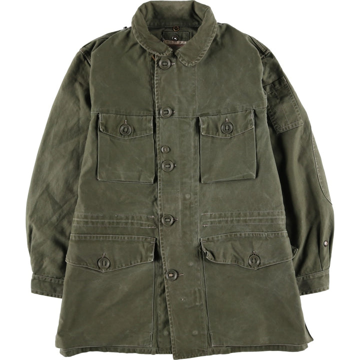 1960'S civilian military jacket, men's size L, vintage unclear Khaki type Vintage Second Hand