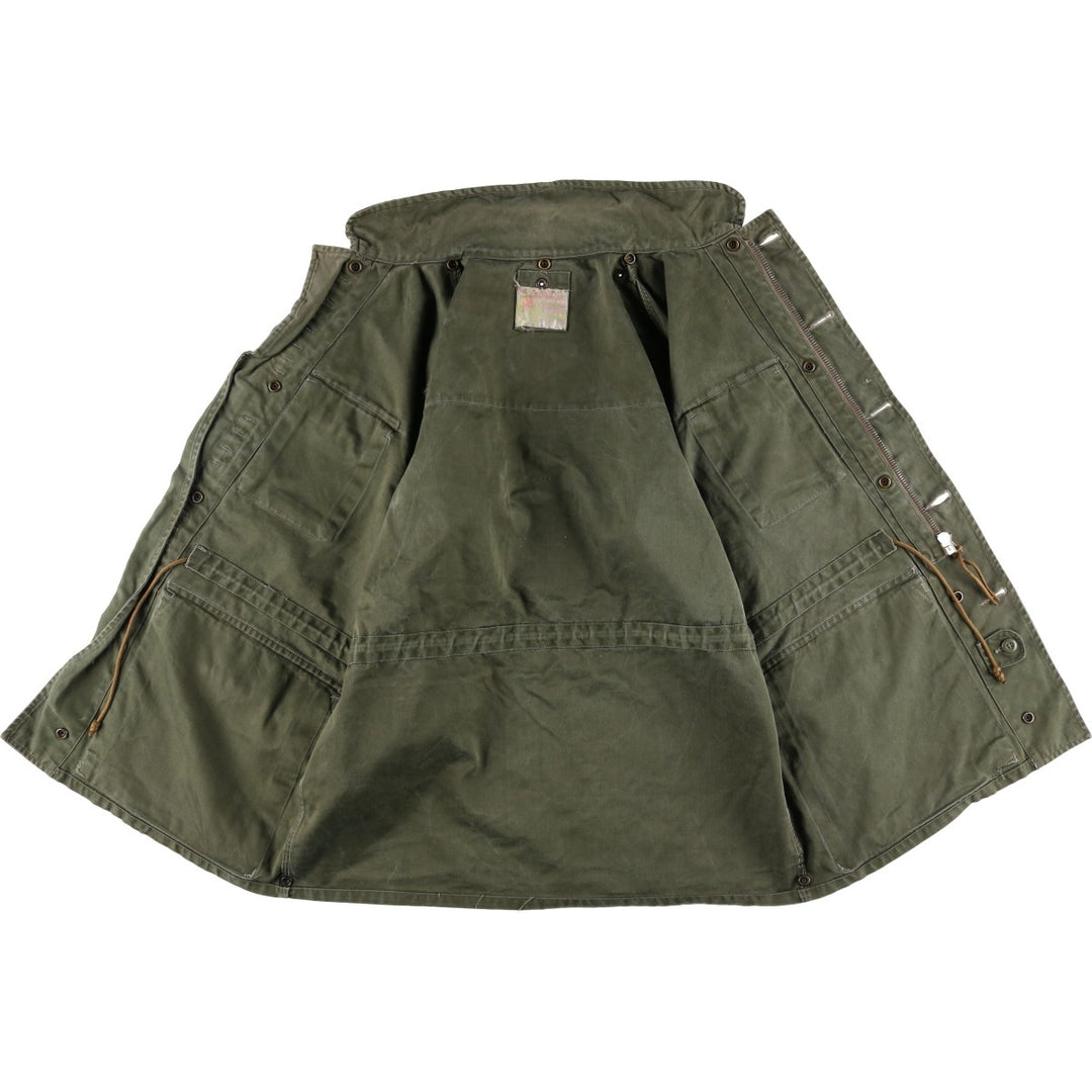 1960'S civilian military jacket, men's size L, vintage unclear Khaki type Vintage Second Hand