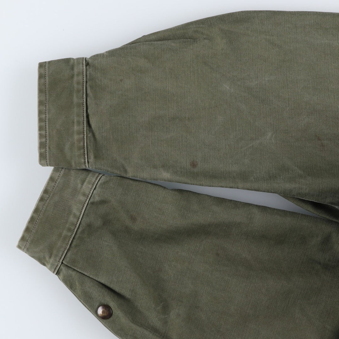 1960'S civilian military jacket, men's size L, vintage unclear Khaki type Vintage Second Hand