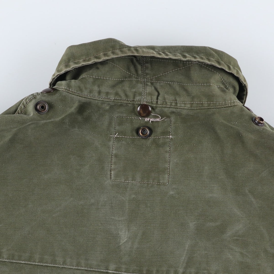 1960'S civilian military jacket, men's size L, vintage unclear Khaki type Vintage Second Hand
