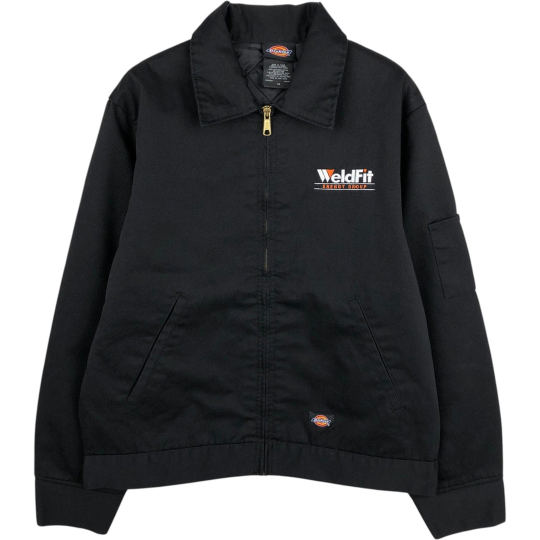 Dickies TJ15BK Eisenhower Jacket, Padded Work Jacket, Men's Size Medium polyester black type Vintage Second Hand