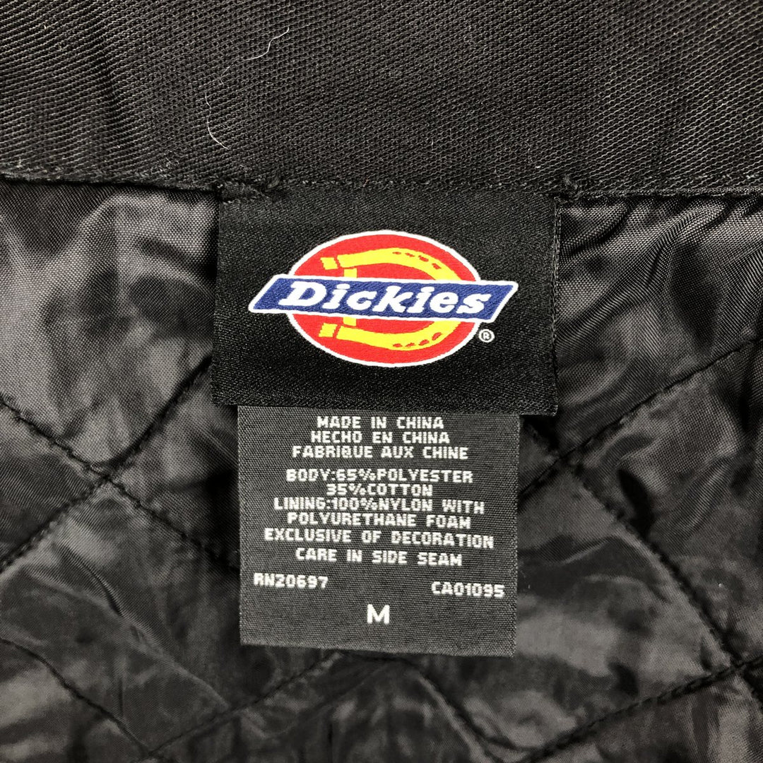 Dickies TJ15BK Eisenhower Jacket, Padded Work Jacket, Men's Size Medium polyester black type Vintage Second Hand