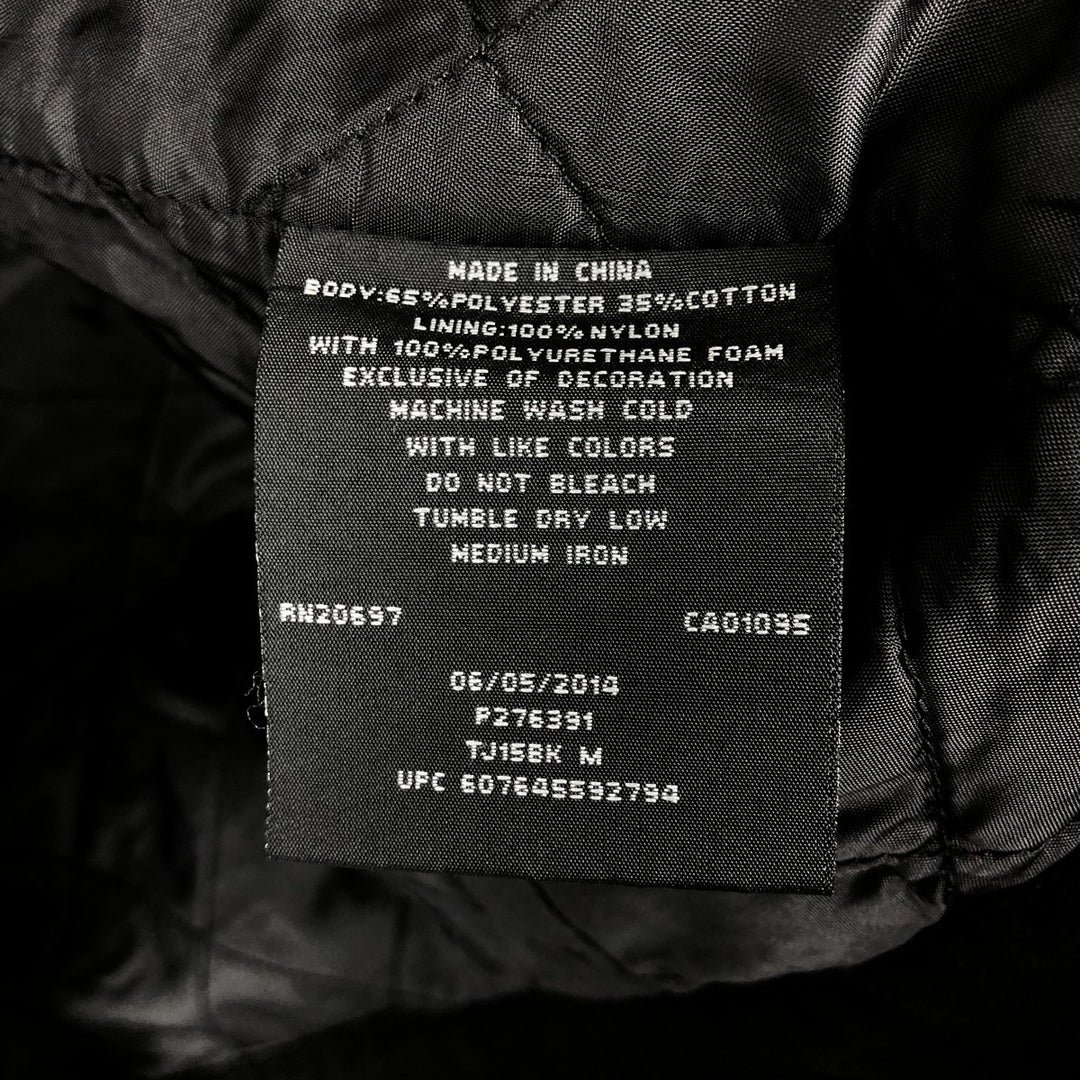 Dickies TJ15BK Eisenhower Jacket, Padded Work Jacket, Men's Size Medium polyester black type Vintage Second Hand