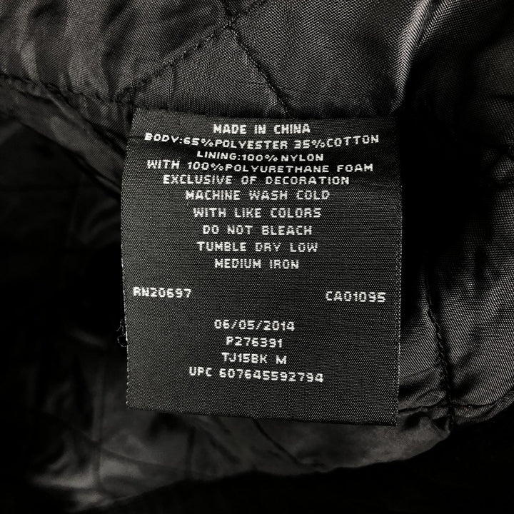 Dickies TJ15BK Eisenhower Jacket, Padded Work Jacket, Men's Size Medium polyester black type Vintage Second Hand