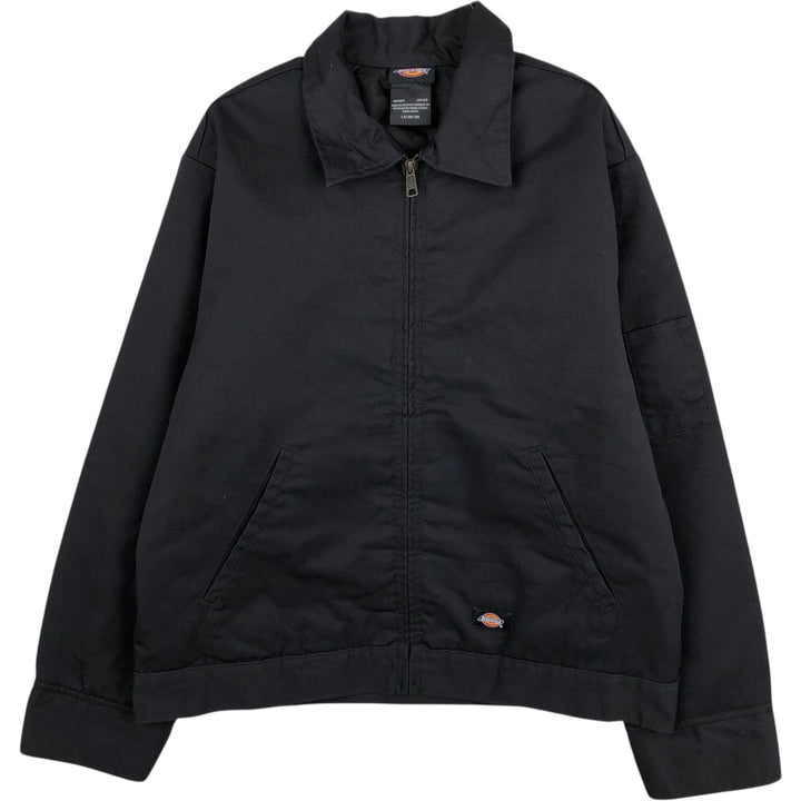 Dickies TJ15BK Eisenhower Jacket, Padded Work Jacket, Men's Size L polyester black type Vintage Second Hand