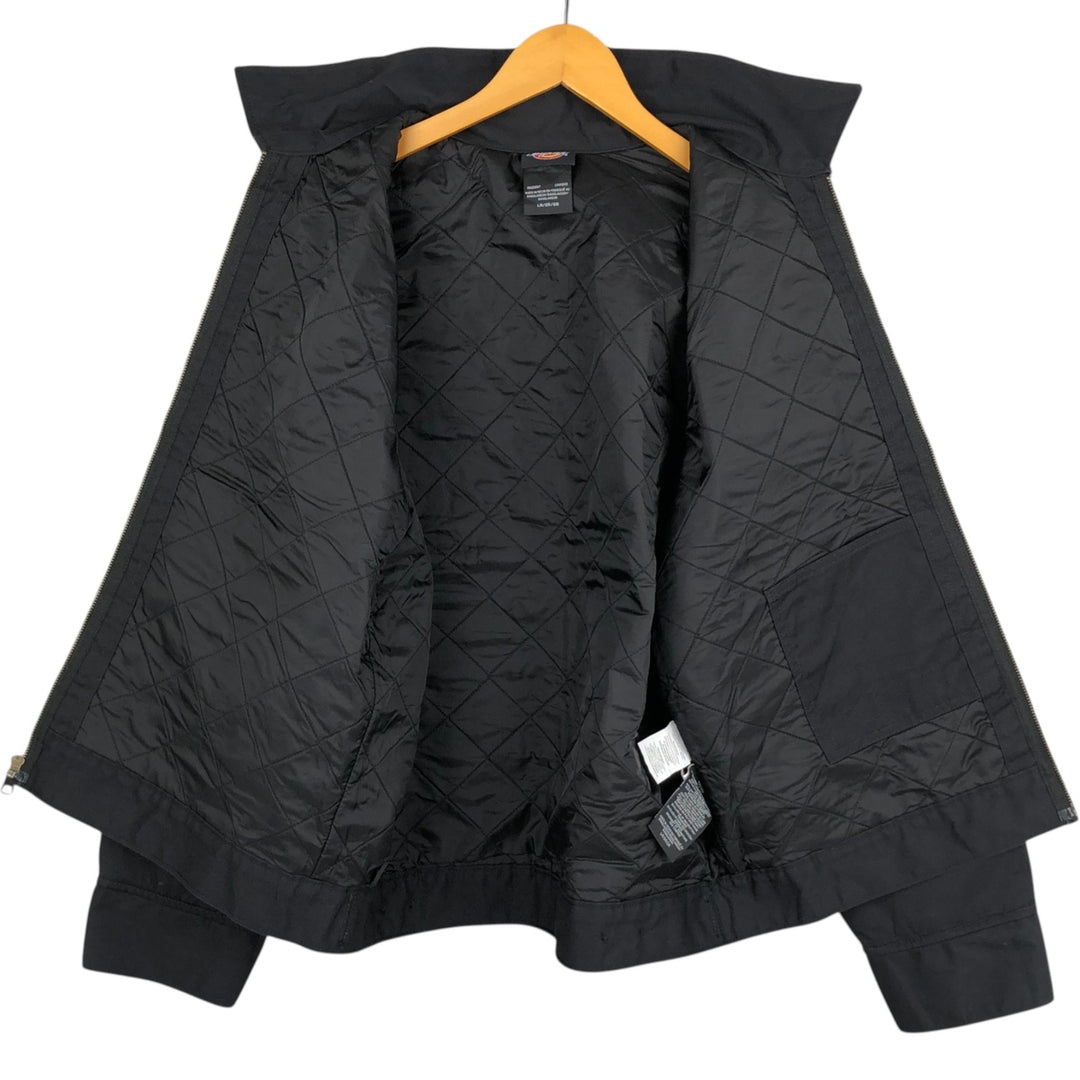 Dickies TJ15BK Eisenhower Jacket, Padded Work Jacket, Men's Size L polyester black type Vintage Second Hand