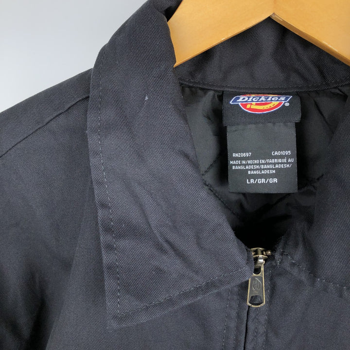 Dickies TJ15BK Eisenhower Jacket, Padded Work Jacket, Men's Size L polyester black type Vintage Second Hand
