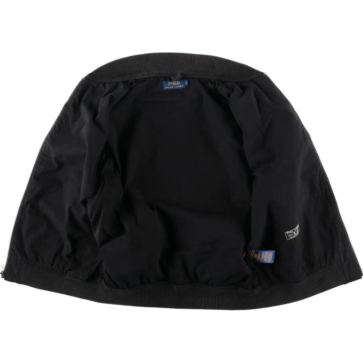 Ralph Lauren POLO RALPH LAUREN Cotton Blouson Men's L size cotton black type Vintage Second Hand