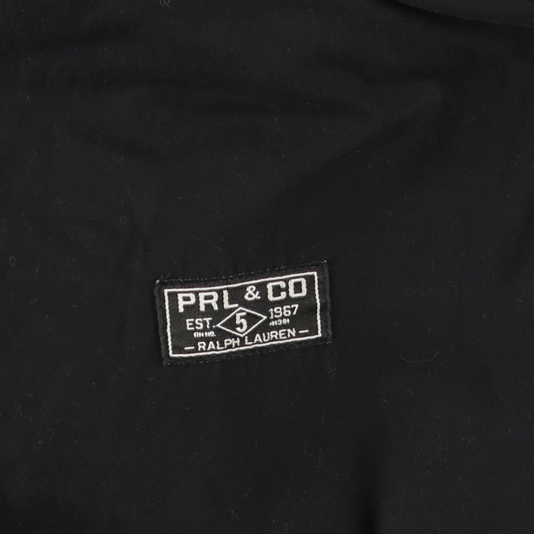 Ralph Lauren POLO RALPH LAUREN Cotton Blouson Men's L size cotton black type Vintage Second Hand