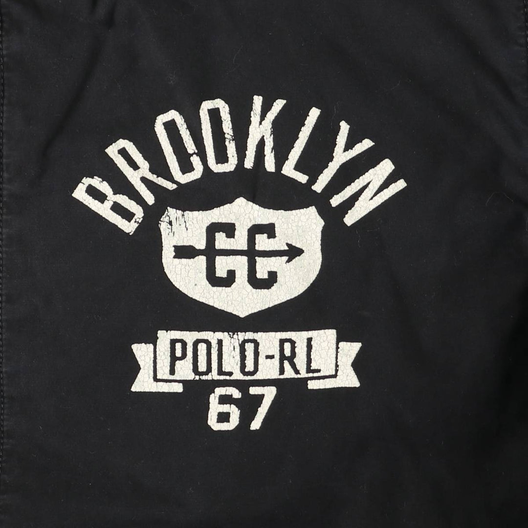 Ralph Lauren POLO RALPH LAUREN Cotton Blouson Men's L size cotton black type Vintage Second Hand