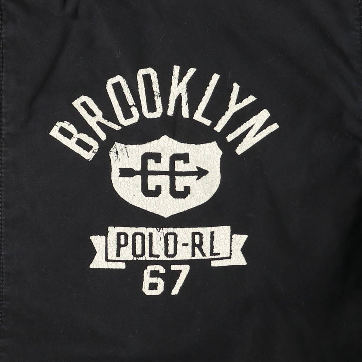 Ralph Lauren POLO RALPH LAUREN Cotton Blouson Men's L size cotton black type Vintage Second Hand