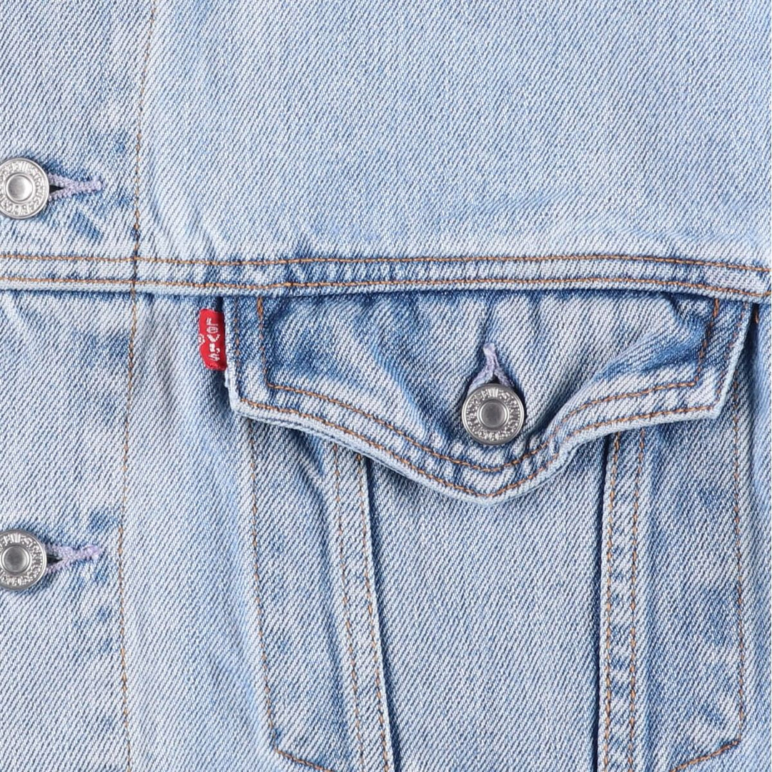 Levi's denim jacket, denim jacket, men's size M cotton blue type Vintage Second Hand