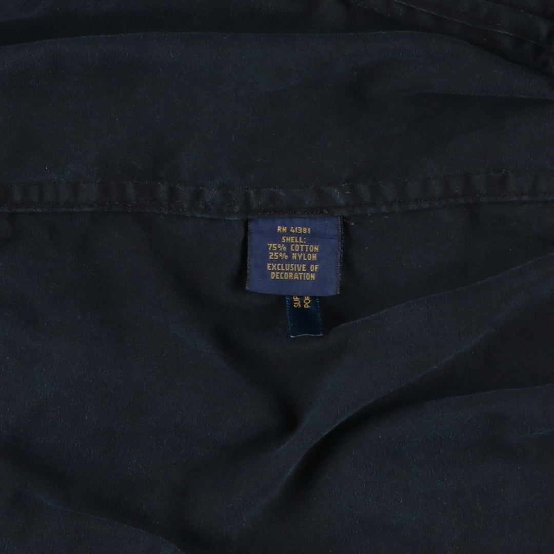 Ralph Lauren POLO RALPH LAUREN cotton hoodie, men's XL size cotton black type Vintage Second Hand