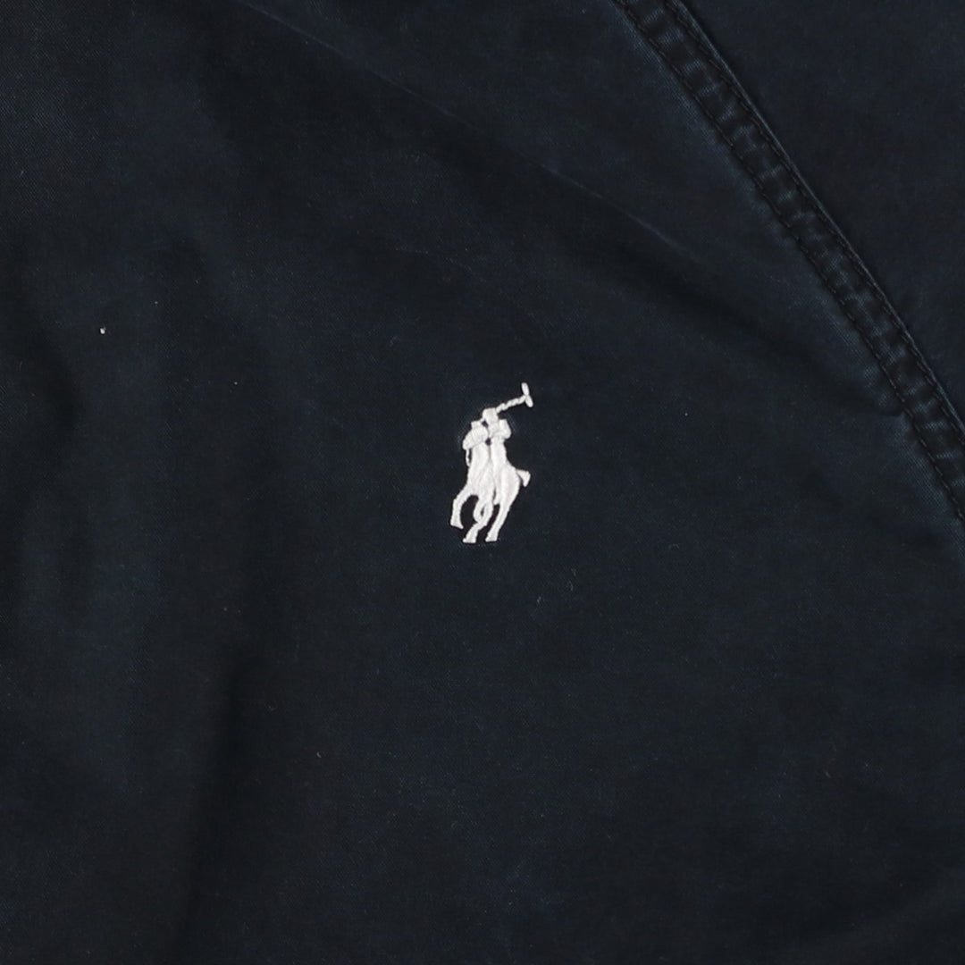 Ralph Lauren POLO RALPH LAUREN cotton hoodie, men's XL size cotton black type Vintage Second Hand