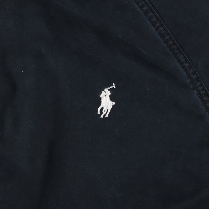 Ralph Lauren POLO RALPH LAUREN cotton hoodie, men's XL size cotton black type Vintage Second Hand