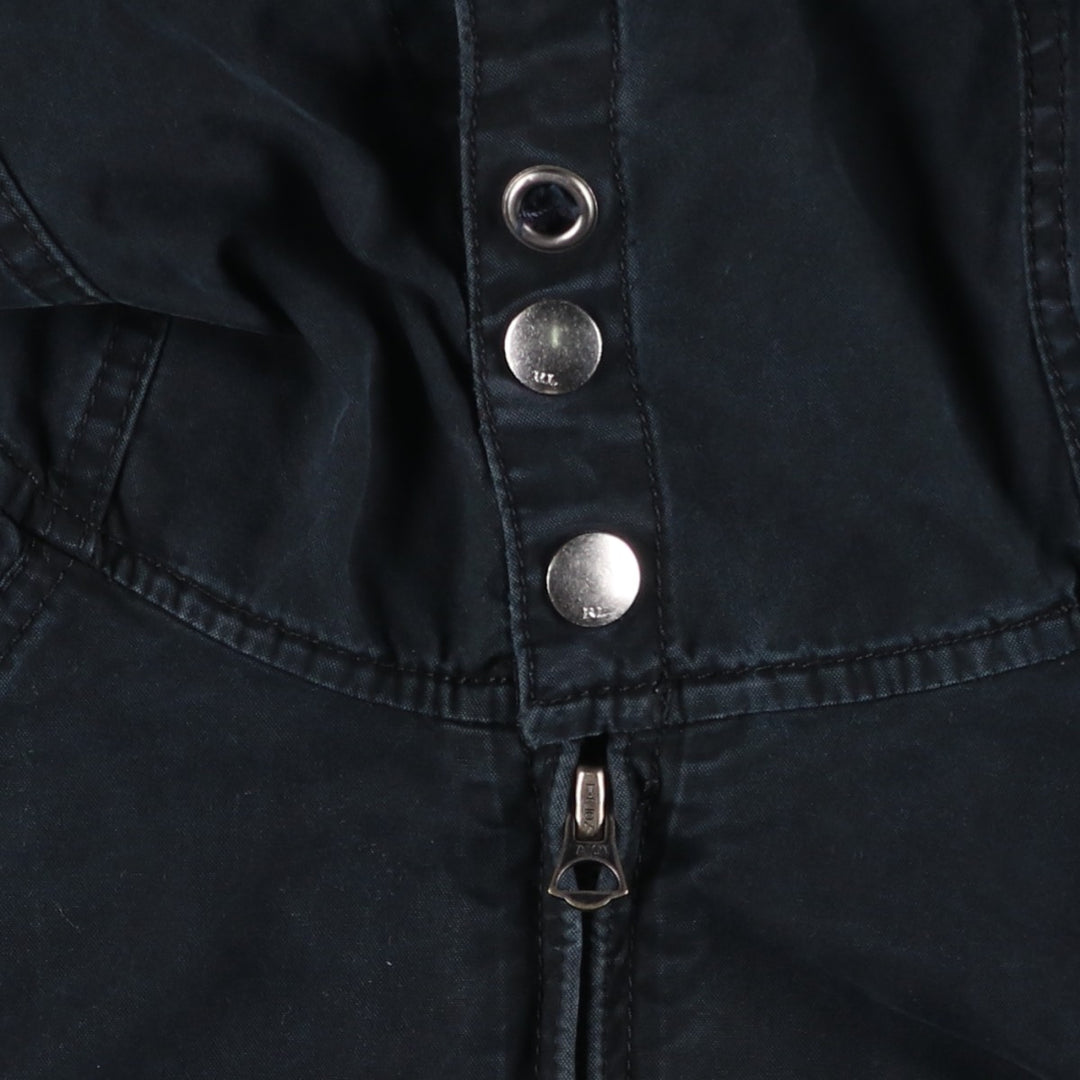 Ralph Lauren POLO RALPH LAUREN cotton hoodie, men's XL size cotton black type Vintage Second Hand