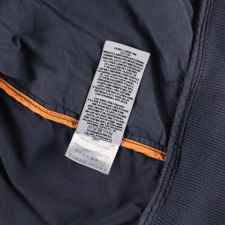 SCHOTT ARMY TYPE-U Military Flight Jacket, Men's Size XL cotton navy blue type Vintage Second Hand
