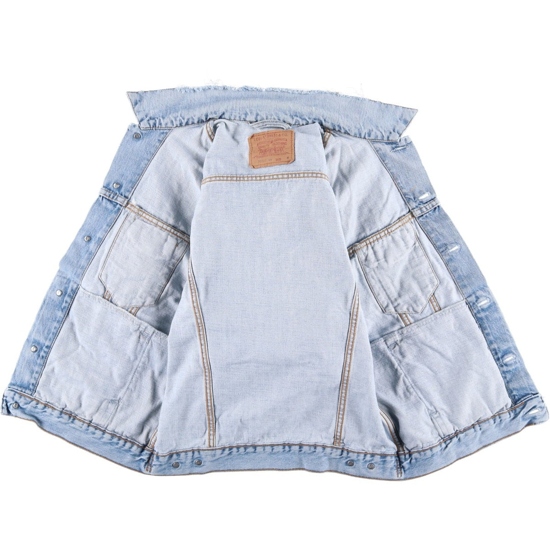 Levi's denim jacket, denim jacket, men's size M unclear blue type Vintage Second Hand
