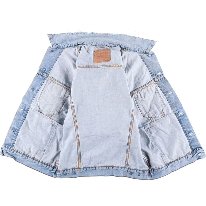Levi's denim jacket, denim jacket, men's size M unclear blue type Vintage Second Hand