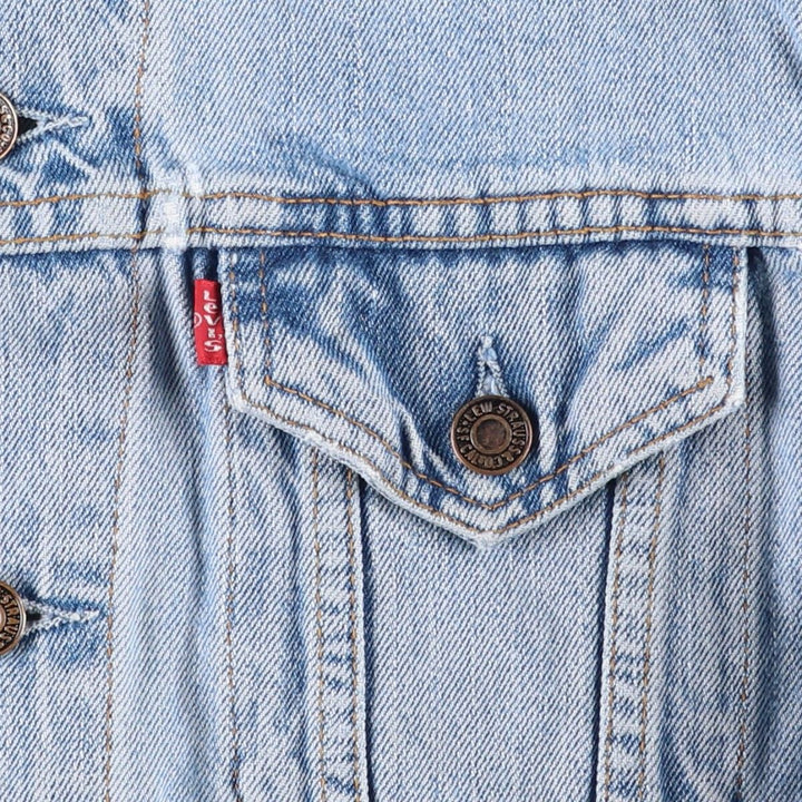Levi's denim jacket, denim jacket, men's size M unclear blue type Vintage Second Hand