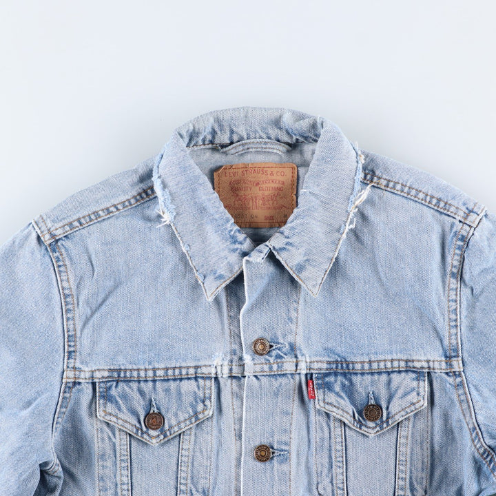 Levi's denim jacket, denim jacket, men's size M unclear blue type Vintage Second Hand