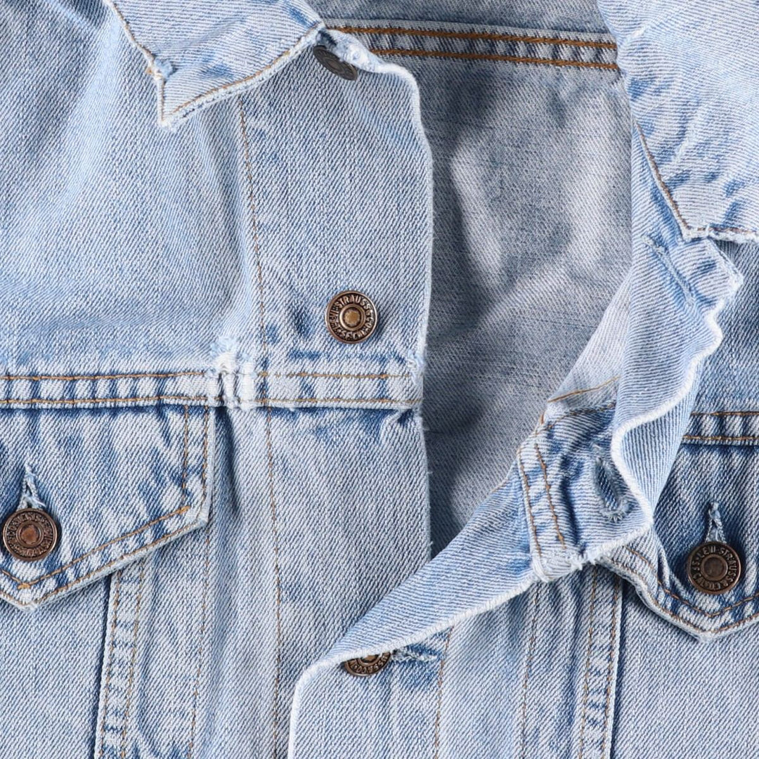 Levi's denim jacket, denim jacket, men's size M unclear blue type Vintage Second Hand