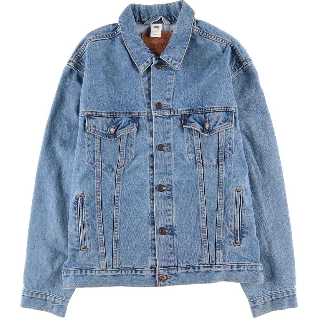 00'S Levi's 70507-0389 denim jacket, denim jacket, men's size L cotton blue type Vintage Second Hand