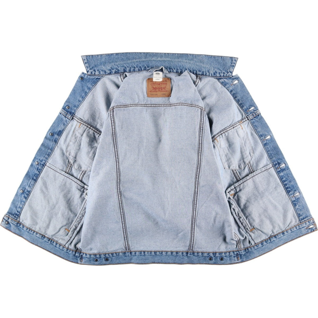 00'S Levi's 70507-0389 denim jacket, denim jacket, men's size L cotton blue type Vintage Second Hand