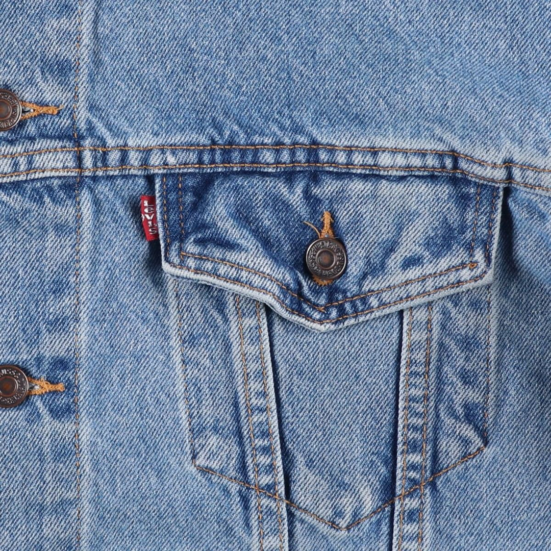 00'S Levi's 70507-0389 denim jacket, denim jacket, men's size L cotton blue type Vintage Second Hand