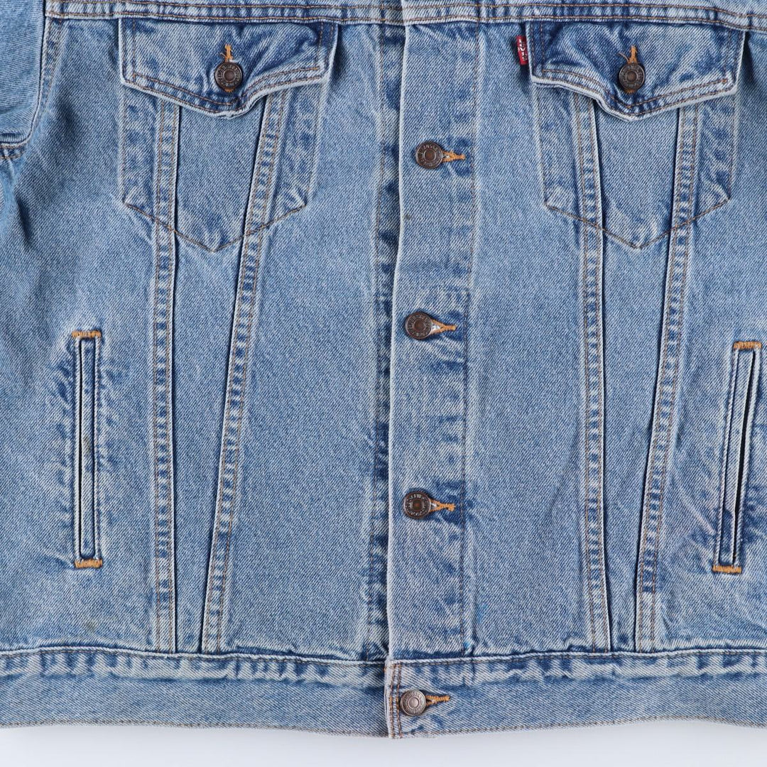 00'S Levi's 70507-0389 denim jacket, denim jacket, men's size L cotton blue type Vintage Second Hand